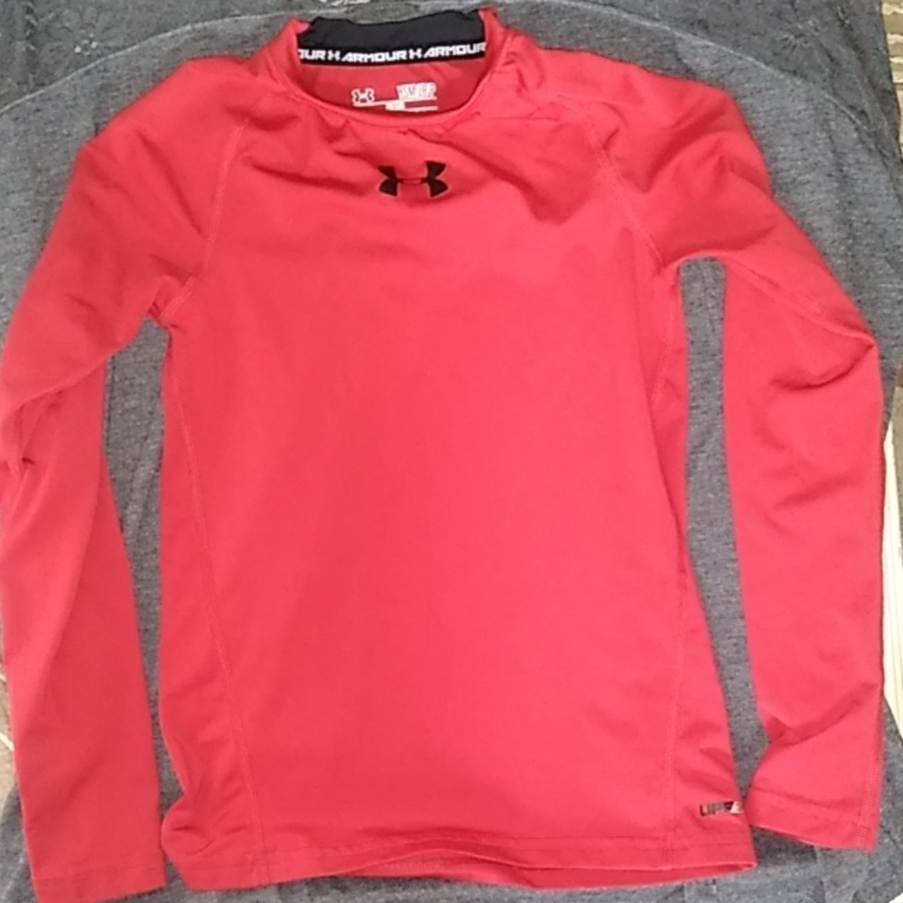 Boys Under Armour Red Top